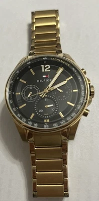Tommy Hilfiger # 1791974 Men's Chronograph Watch Black Dial - Image 1 of 3