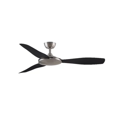 Fanimation GlideAire 52" Br Nickel Black Ceiling Fan Remote FPD8520BNBL - Image 1 of 4