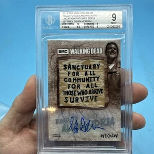 The Walking Dead Negan Toppe Becket Autograph 9/10 9 Mint Road To Alexandria - Picture 1 of 5