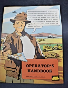 Caterpillar 1950 Manuale Operatori Guida 32 pagine stile fumetto - Foto 1 di 8