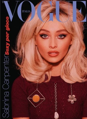 SABRINA CARPENTER Vogue Magazine ITALIA October 2025 NEW We ship to US - Image 1 of 2