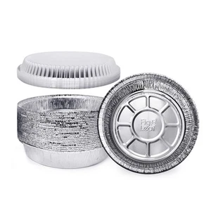 (60 Pack) Premium 7-Inch Round Foil Pans with Plastic Dome Lids l Heavy Duty ... - Picture 1 of 9