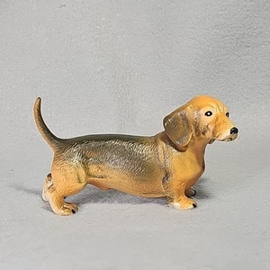 Vintage Keramik brauner Dackel Hund Figur - Bild 1 von 17