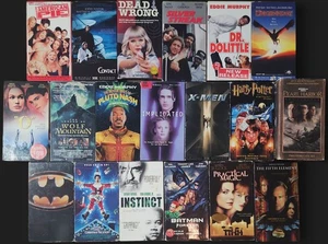 VHS Lot Action Comedy Sci-Fi Drama (19 Used Movies) #TB911 - Picture 1 of 6