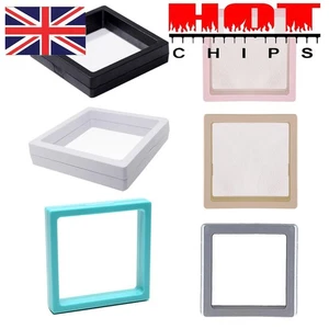 10pcs Set 3D Floating Display Stands Clear Jewelry Necklace Bracelet Box *AU - Picture 1 of 15