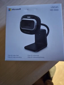 Microsoft LifeCam HD-3000 USB Web-Kamera 720pHD Full HD - Bild 1 von 2
