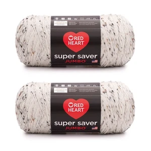 Super Saver Jumbo Aran Fleck Yarn - 2 Pack of 10oz/283g - Acrylic - 4 Medium ... - Picture 1 of 5