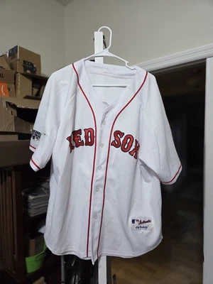 Подлинная футболка Майка Лоуэлла из Boston Red Sox 2007 World Series размер 54 - Изображение 1 из 4