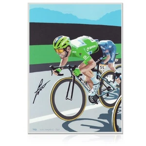 Mark Cavendish Signed Cycling Fine Art Print - Picture 1 of 4