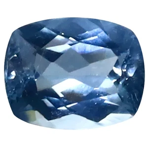 0.72 ct Terrific Cushion (6 x 5 mm) Unheated / Untreated Sky Blue Aquamarine - Picture 1 of 1