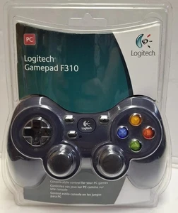 Logitech F310 Wired Gamepad, Pc Gamepad Controller 4 Button Usb, New Unopened - Picture 1 of 6