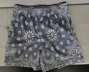 NIP Bravest Studios Gray Paisley Mesh Shorts Size Small New Without Tags - Picture 1 of 4