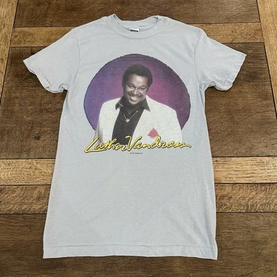Camiseta De Colección Años 80 Luther Vandross Soul R&B Gira Concierto Rap Camiseta Etiquetada M EE. UU. Foto 1 de 4