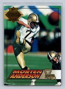 1994 Collector's Edge #145 Morten Andersen 1st Day Gold - Picture 1 of 2