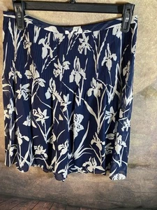 Tommy Hilfiger Floral Skirt Women’s 10 Sheer Lined  - Picture 1 of 9