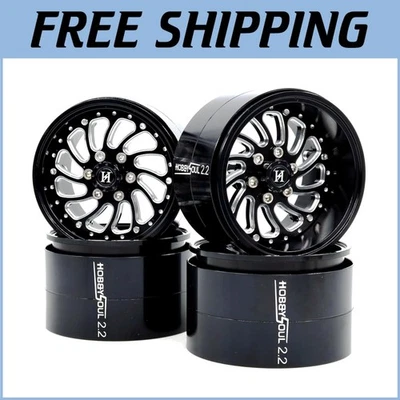 Wide 40mm 2.2 Beadlock Wheels - Lightweight Aluminum for Enhanced RC Performance - Image 1 of 4