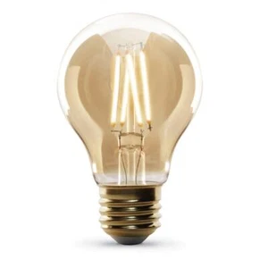 Feit A19 E26 (Medium) LED Bulb Amber Soft White 60 Watt Equivalence - Picture 1 of 4