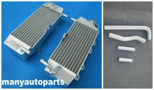 YAMAHA ALUMINUM RADIATOR&WHITE HOSE YZ250F 2002-2005 WR250F 2001-2006 2003 2004 - Picture 1 of 8