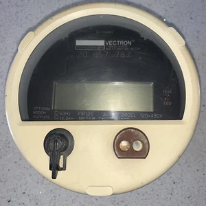 Schlumberger Vectron Solid State Watthour Meter SV2SD 240-480V 3W - Picture 1 of 4