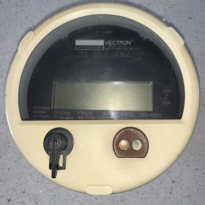 Schlumberger Vectron Solid State Watthour Meter SV2SD 240-480V 3W - Image 1 of 4