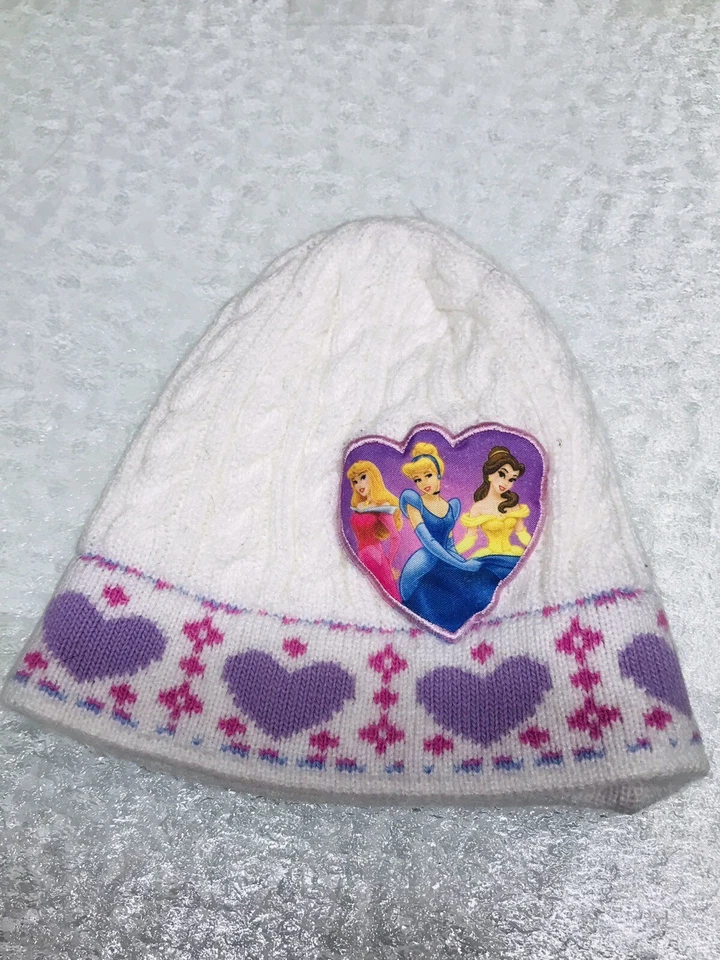 Sombrero bebé Disney Princesa Llave Infantil Gorro Tejido 100% Algodón Rosa Talla 0-12 Mo Foto 1 de 2