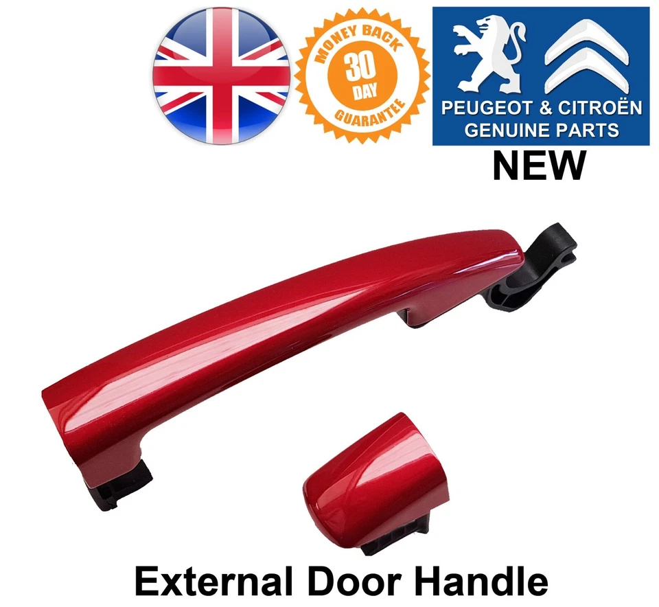 9101GE EXTERIOR RIGHT FRONT DOOR HANDLE / 5 PUERTAS / 4165873 FOR PEUGEOT PARTNE