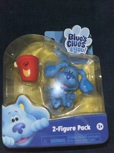 Nickelodeon Blue's Clues And You Confezione 2 Figurine Blu E Secchio Nuove -T15 - Foto 1 di 1
