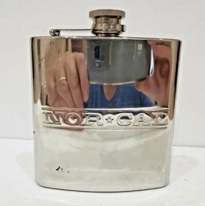 Logo VINTAGE NOR-CAL stampato acciaio inox 5 once. Flacone tascabile alla moda 240/11 - Foto 1 di 3