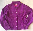 New Oilily Womens Cotton Purple Corduroy Jacket Size 36