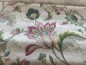 DESIGNER KAUFMANN "MULTICOLOR" Siebdruck Polsterstoff USPS Versand - Bild 1 von 3