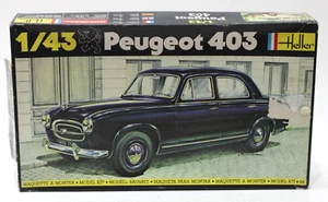 Vintage Heller 161 Peugeot 403 kit 1:43 France 70s - Picture 1 of 4