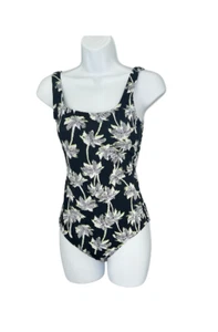 TRAJE DE BAÑO CUELLO REDONDO ESTAMPADO MEZCLA LIMA colección M&S - Imagen 1 de 5