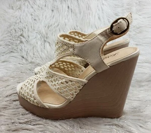 LUCKY BRAND Wedge Heel Sandals Size 6.5 - Picture 1 of 6