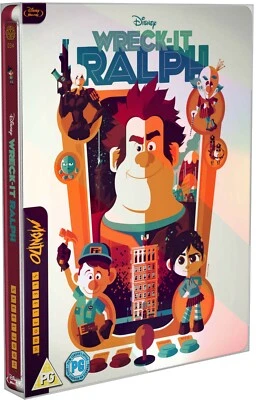 Disney's Wreck It Raplph - Steelbook (Blu-Ray) Mondo Edition Foto 1 de 4