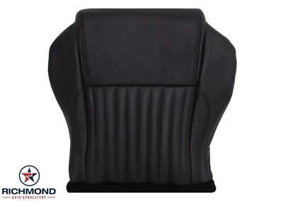 Ford Thunderbird 2004 convertible - cubierta de asiento de cuero inferior del lado del conductor negra Foto 1 de 4