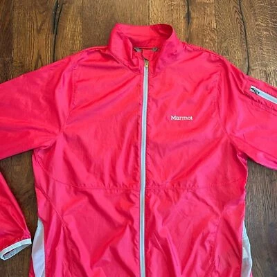 Chaqueta Marmot Mujer M Ligera Trail Cortavientos Correr Senderismo Cremallera Completa Rosa Foto 1 de 4