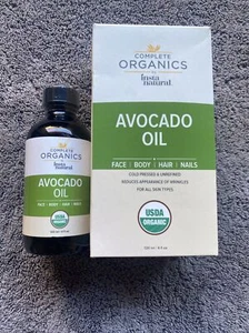 INSTA NATURALS COMPLETE ORGANICS, AVOCADO OIL, 4 FL. OZ. With extra 4oz bottle - Picture 1 of 2