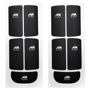 Repair Set of Control Button Decals for SAAB 9 3 (03 12) Vinyl Overlay Stickers - Picture 1 of 7