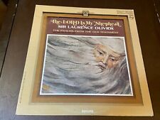 The Lord is my Shepherd~Sir Laurence Olivier Reads~Psalms from Old Testament LP