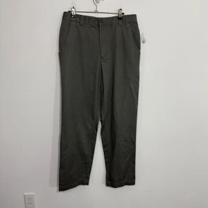 Lee Casuals Womens Pants 14P Petite Green Wrinkle Free Workwear Straight - Picture 1 of 17