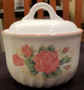 CORELLE COORDINATES STONEWARE ELEGANTE ROSENZUCKERSCHALE - Bild 1 von 4