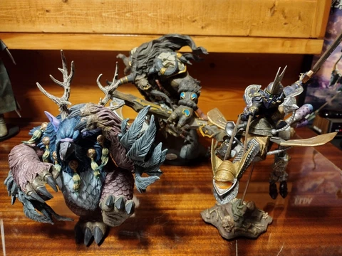 DC Direct World of Warcraft Figure Lot of 3 - Tauren / Moonkin / Gnome Cover