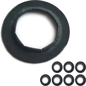 (Paquete de 8) Tuercas de empuje de eje de 1/2", arandelas de bloqueo de rueda Dolly con fosfato engrasado Fini - Imagen 1 de 12