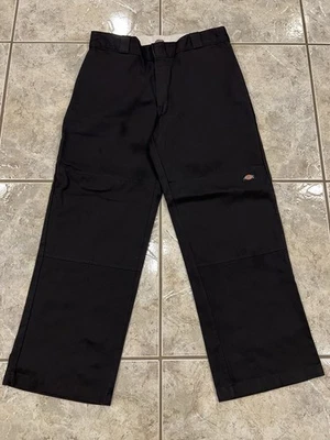 Mens 34X30 DICKIES DOUBLE KNEE Loose Fit Canvas Twill Work Pants Skater Baggy - Image 1 of 4
