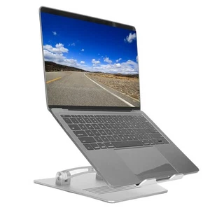 Laptop Stand Adjustable Silver Computer Cooling Bracket For Laptop Notebook FY - Afbeelding 1 van 22