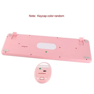 2.4Ghz Wireless 104 Key Keyboard And Mouse Set Office Desktop Cute Keyboard F DB - Afbeelding 1 van 21