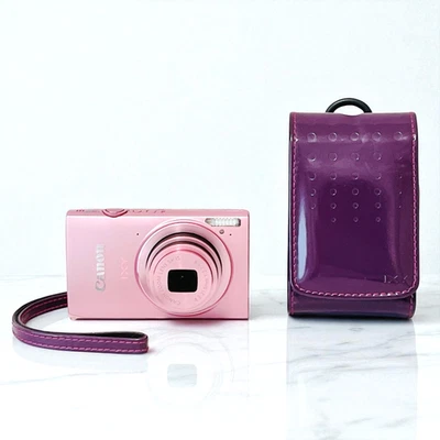 Canon IXY 420F PowerShot ELPH 320 HS IXUS 240 HS Pink Digital Camera Japan - Image 1 of 4