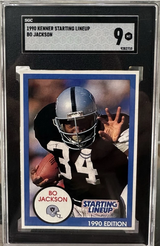 1990 Kenner Starting Lineup - Bo Jackson Blue Border - Image 1 of 1