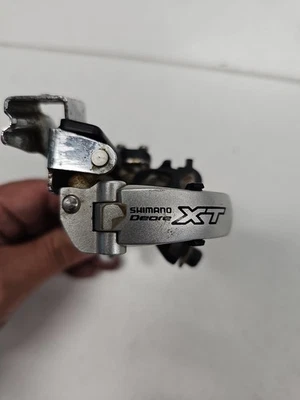 SHIMANO DEORE XT FD-M760a FRONT DERAILLEUR DUAL TOP Or BOTTOM PULL 31.8 TRIPLE - Image 1 of 4
