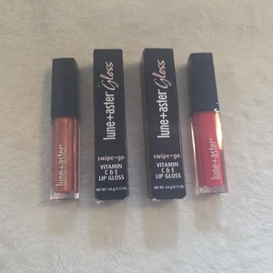 2x Lune+Aster Swipe+Go Lip Gloss - Change Maker & Bestie - Vitamin C & E - Picture 1 of 4